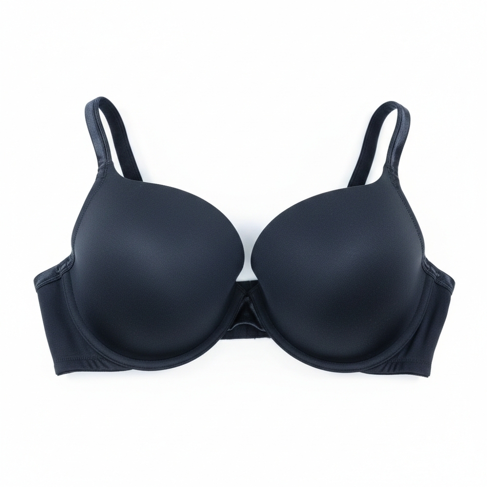 Cacique Lane Bryant Black Lightly Lined Full Coverage Bra - 44DD